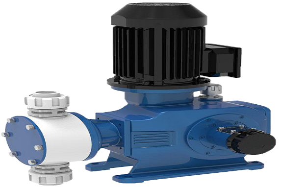 Electromagnetic diaphragm metering pump