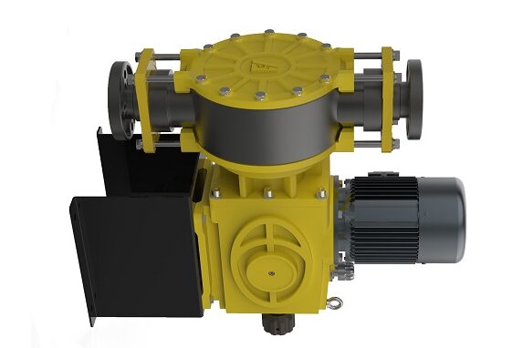 Pneumatic diaphragm metering pump